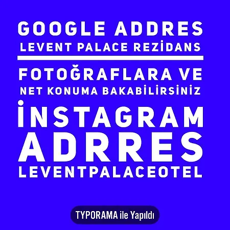 Levent Palace Stdyo Istambul